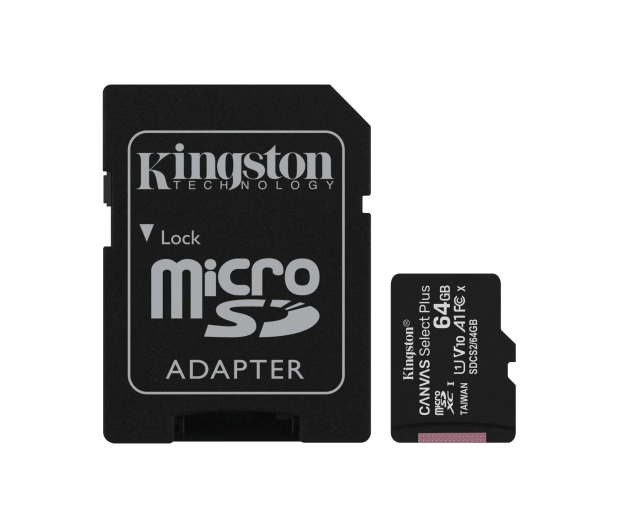 Kingston 64GB microSDXC Canvas Select Plus 100MB/s - 522794 - zdjęcie 4